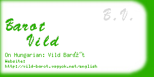 barot vild business card